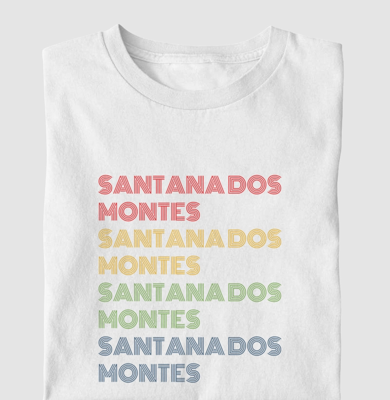 Santana dos Montes Letreiro Retrô