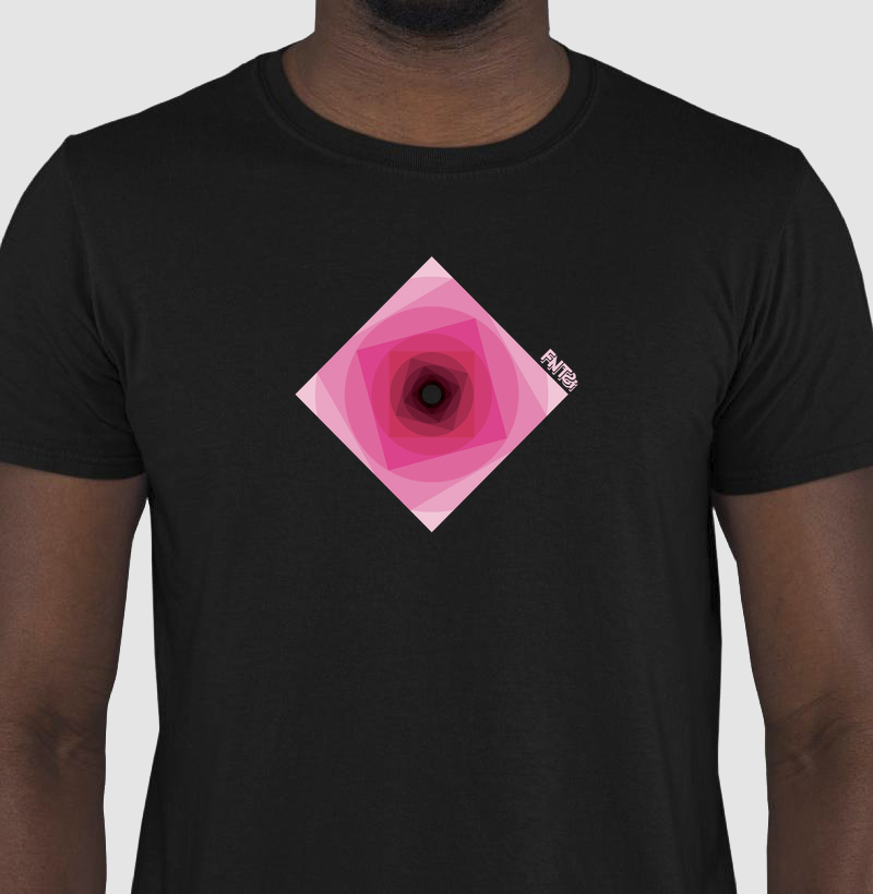 T-SHIRT "INFINITA FANTASIA" / MAGENTA MININAL