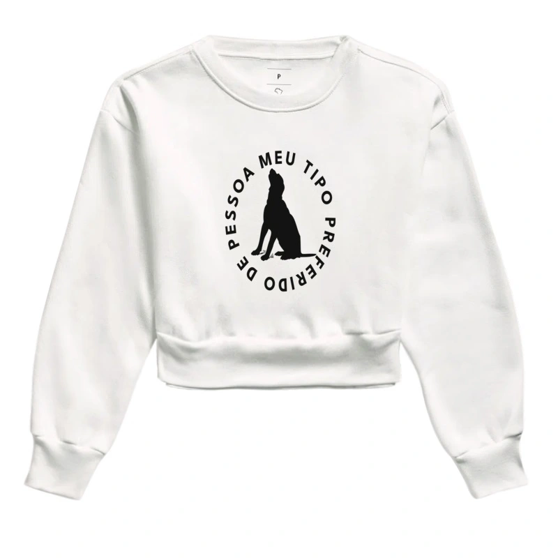 Moletom Cropped Dachs - Meu Preferido !