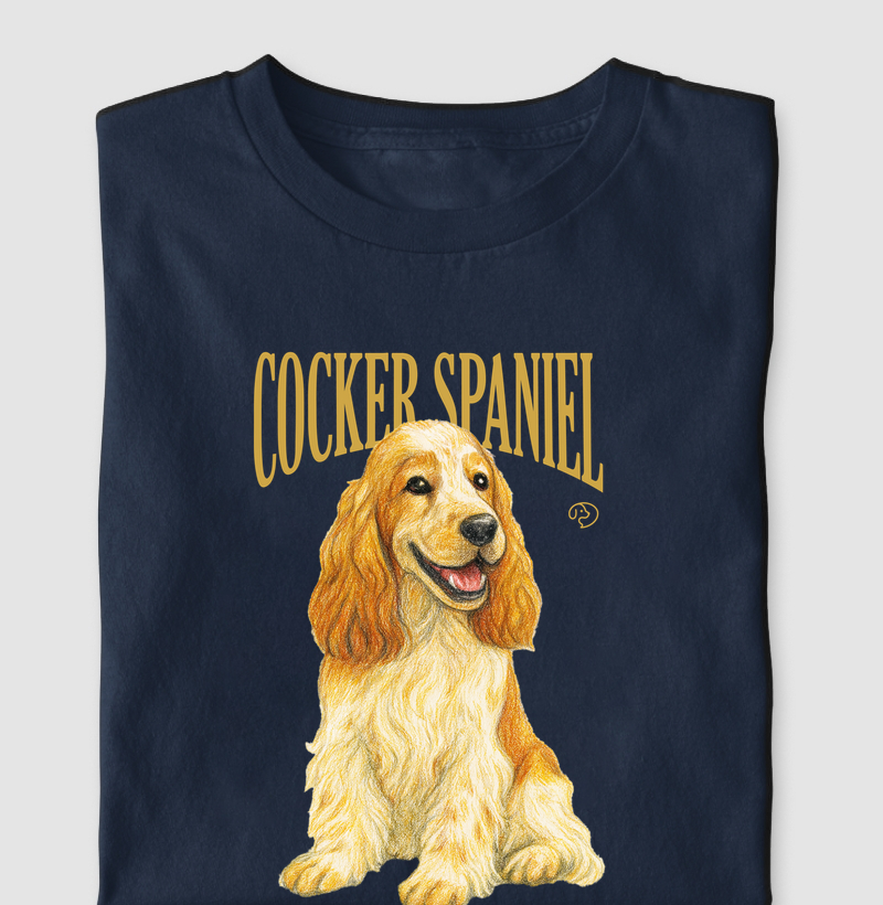 Cocker Spaniel Laranja Ruão Vintage