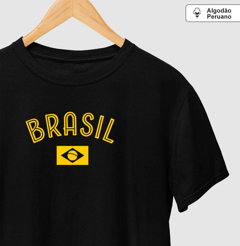 Camiseta Algodão Peruano Brasil