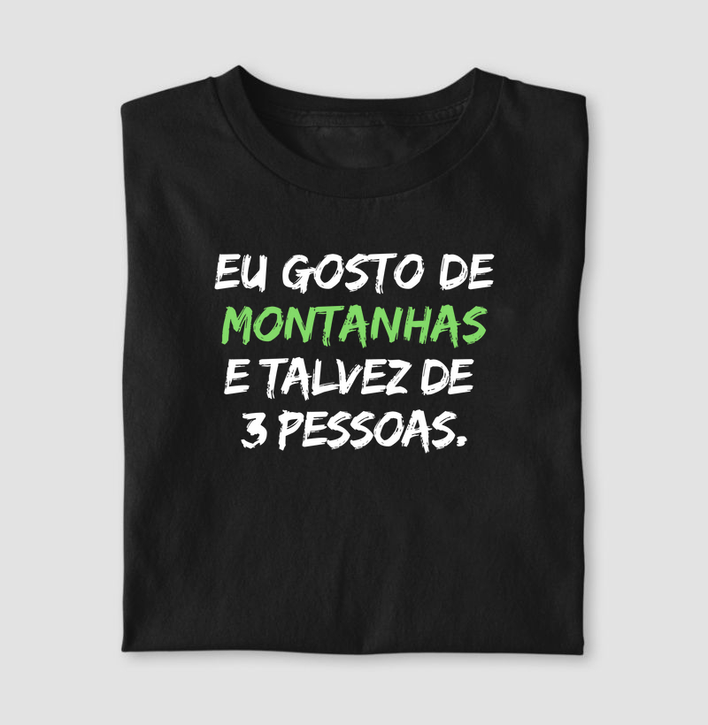 Camiseta Eu gosto de montanhas