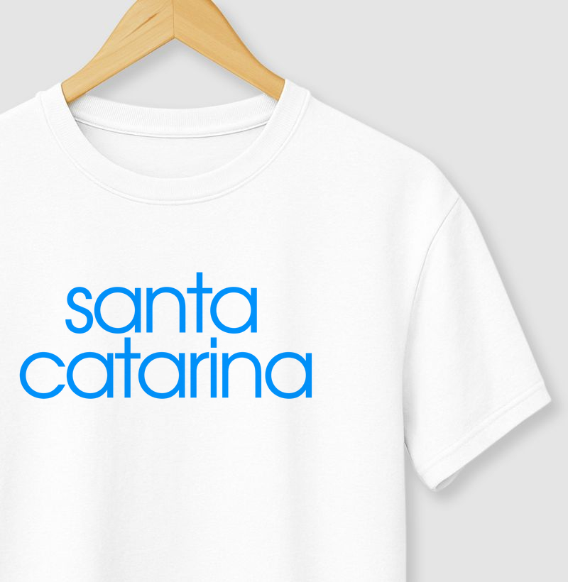 Santa Catarina Estampa Azul