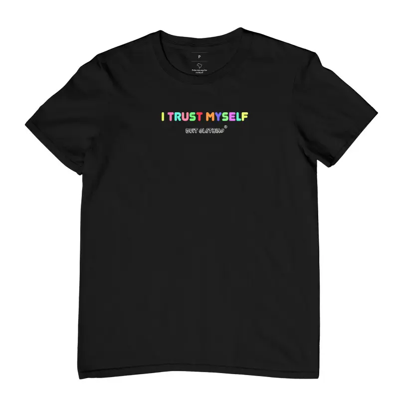 Camiseta Suit I Trust Myself - Preta