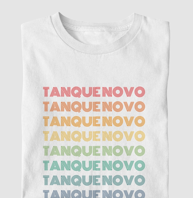 Tanque Novo Letreiro Retrô