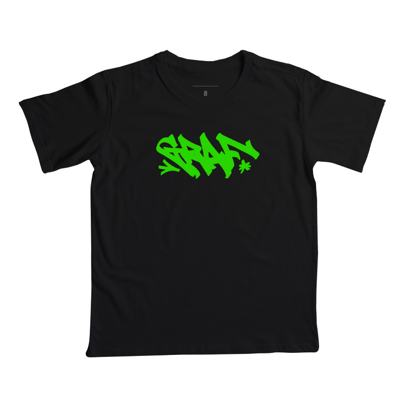 Camiseta Infantil Graf Tag Verde
