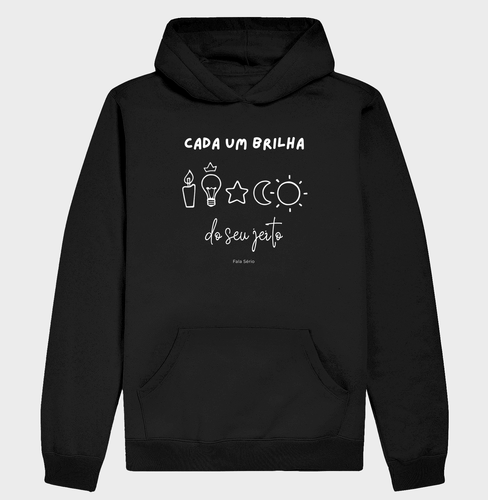 Hoodie Moletom Cada um brilha do seu jeito 