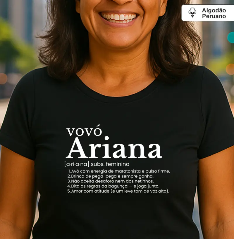 Avó ariana (signos) (algodão peruano)