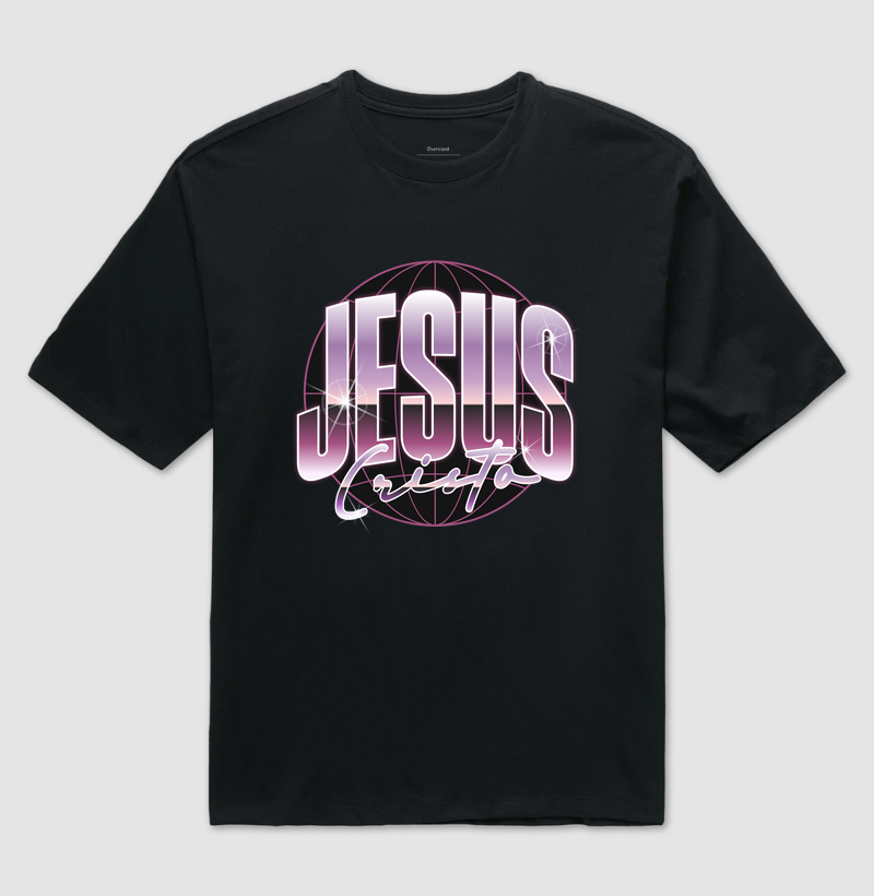 Jesus Cristo - A Luz do Mundo (Oversized Feminino)