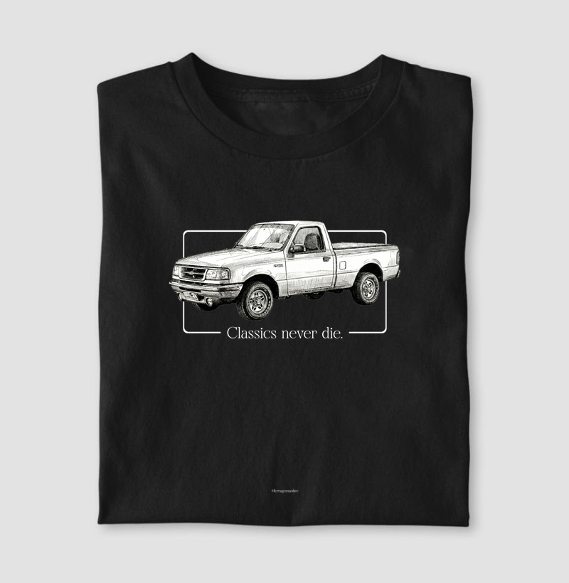 Camiseta Ford Ranger XLT 1997 – Classics Never Die – Cores