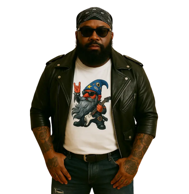 Gnome do Rock - Versão Black Power