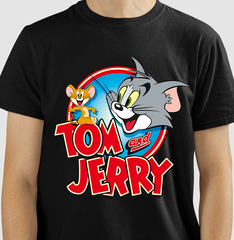 Camiseta Tom e Jerry