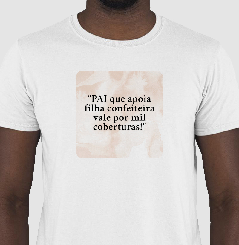 T-shirt pai que apoia