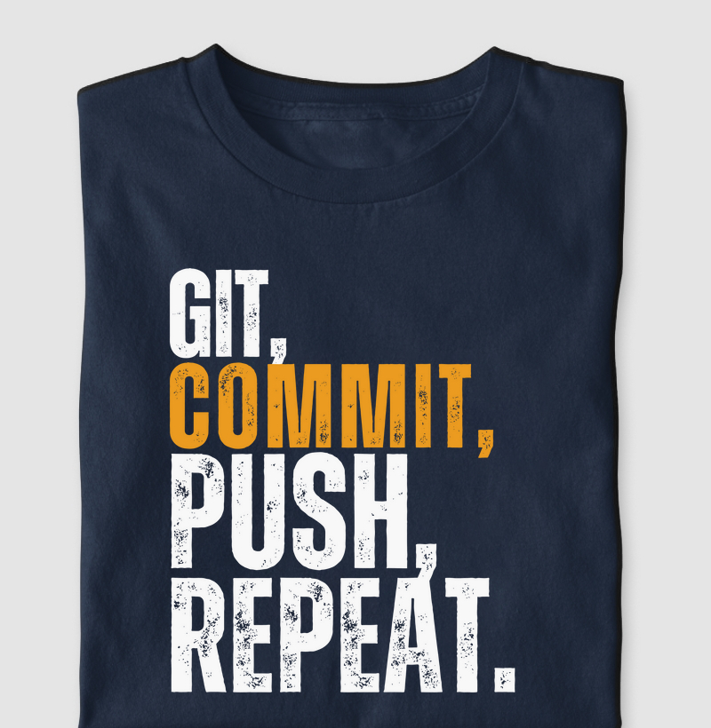 Camiseta Git Commit