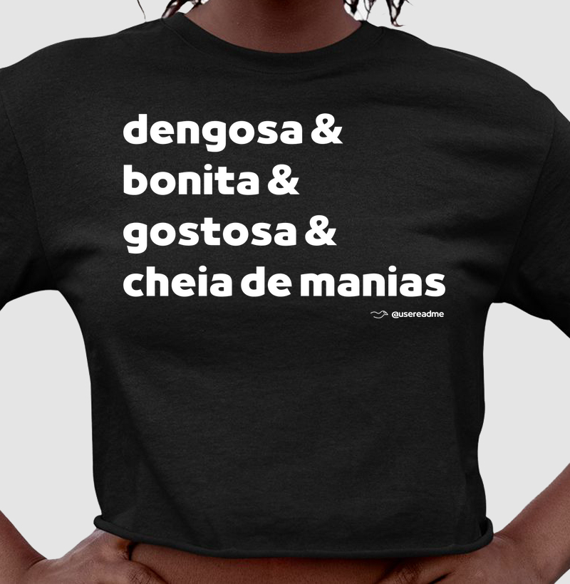 Cropped Cheia de Manias