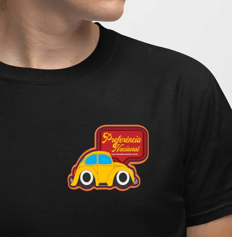 Camiseta Fusca Preferência Nacional - Clássico