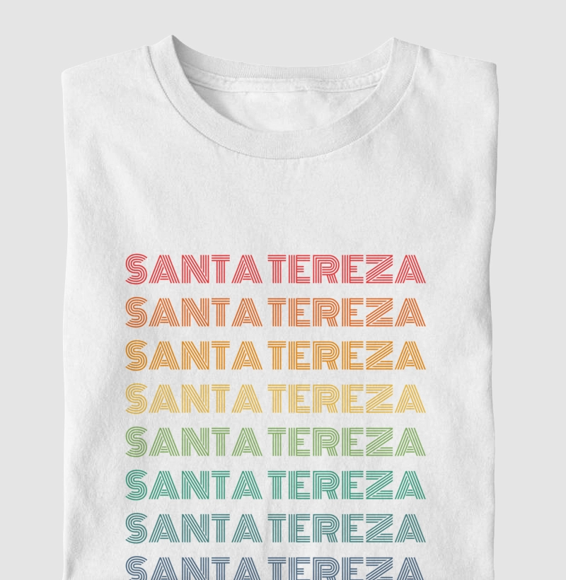 Santa Tereza Letreiro Retrô