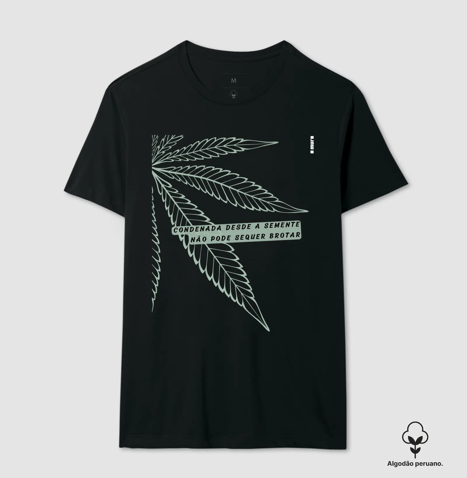 camiseta algodão peruano | condenada desde a semente