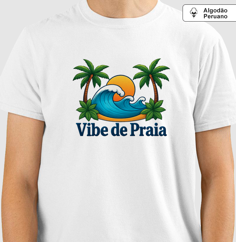 Camiseta Vibe de Praia