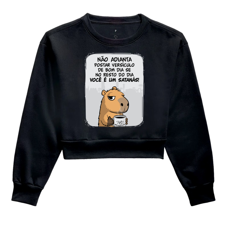 Camiseta Capivara Você é um Satanás