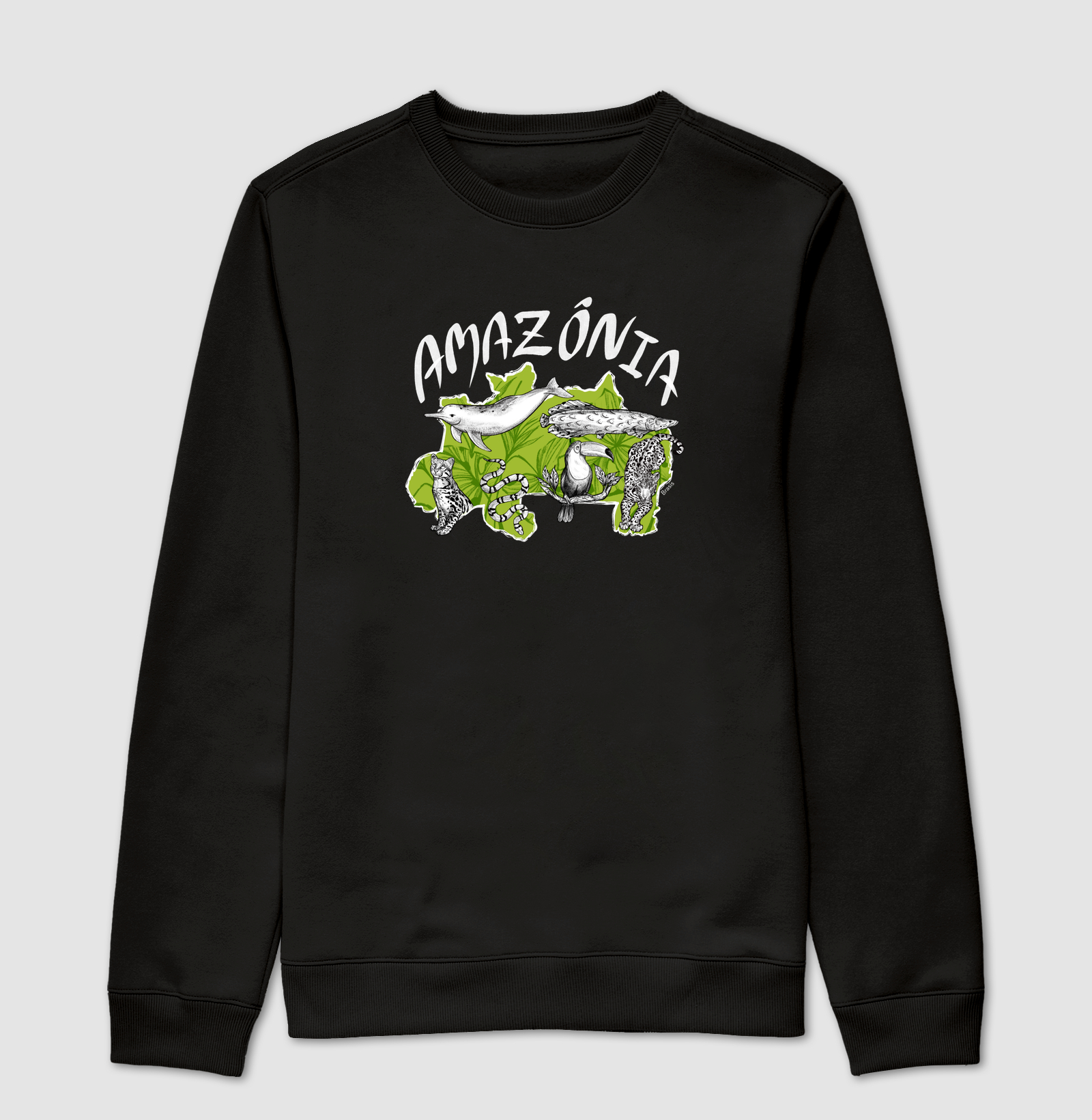 Estampa "Amazônia" - Letra branca