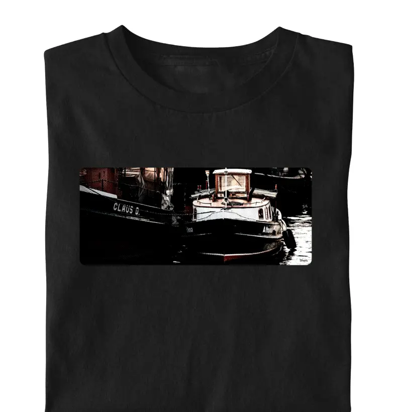 Camiseta Infantil Masculina Estampa Altona & Claus Etheris - Preto
