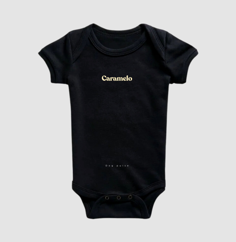 Body Infantil Dog Pulse Caramelo Essence
