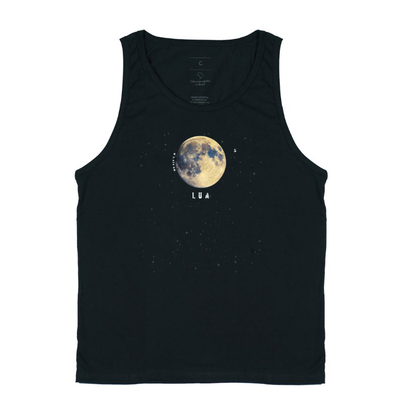 Lua, a Guardiã da Noite. Camiseta Supernova Estampada 