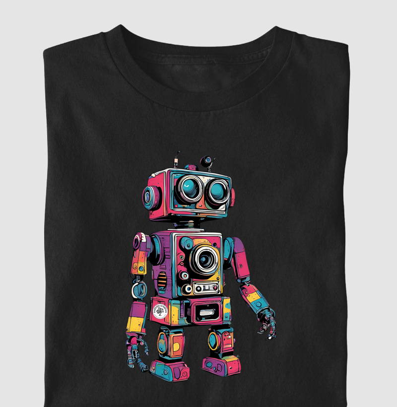 Camisetas / Imagens Criativas / Robô Câmera 4