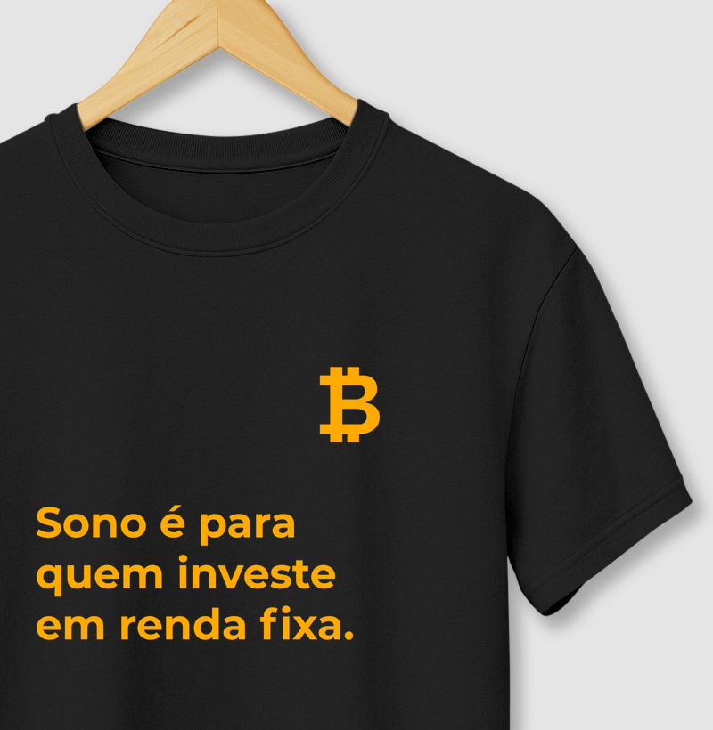 Camiseta Sono é para Quem Investe em Renda Fixa - Dark