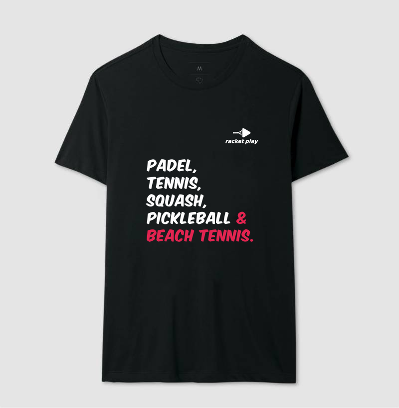 Camiseta Beach Tennis - Esportes de Raquetes