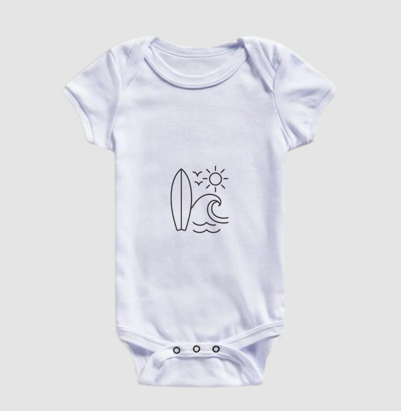 Minimalist Surf Iconography Infantil