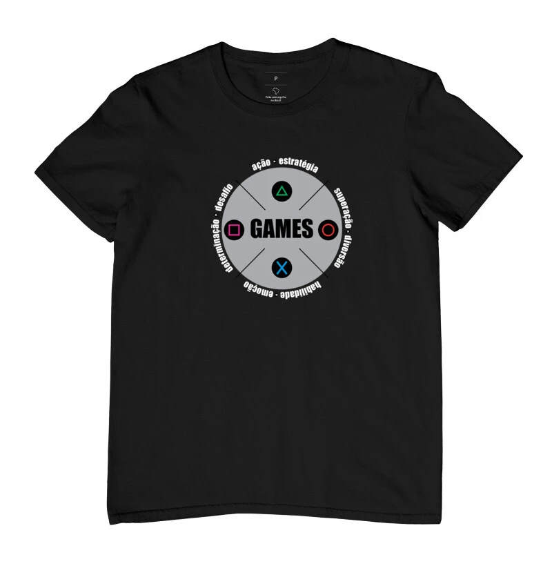 Camiseta masculina Game