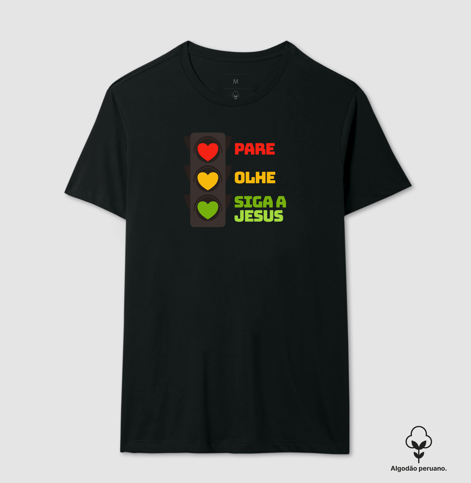 🚦 Pare, Olhe, Siga a Jesus – O Caminho da Vida ✨