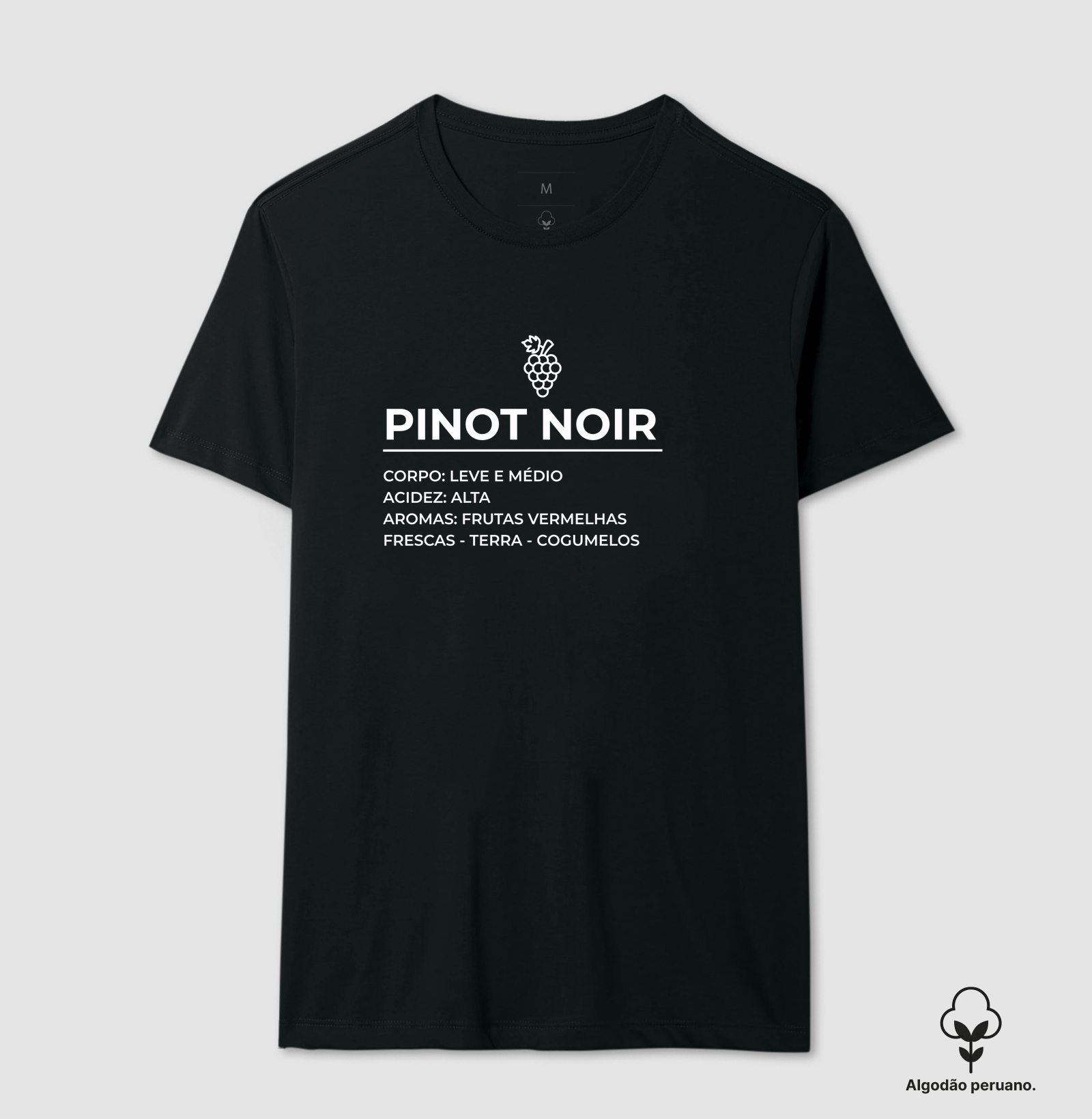 Camiseta Pinot Noir - Ficha Técnica