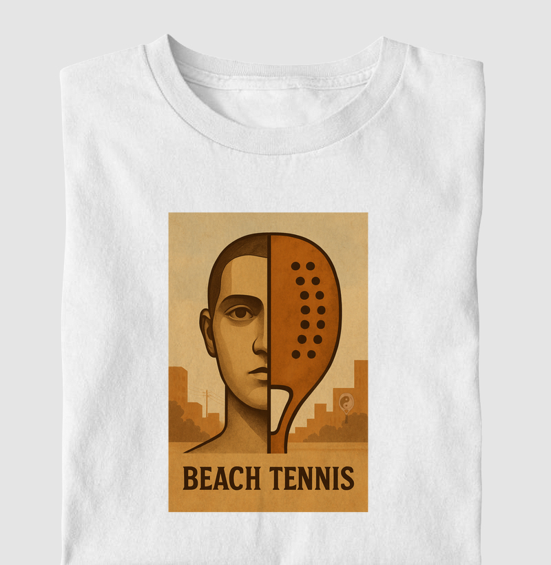 Beach Tennis Arte Abstrata