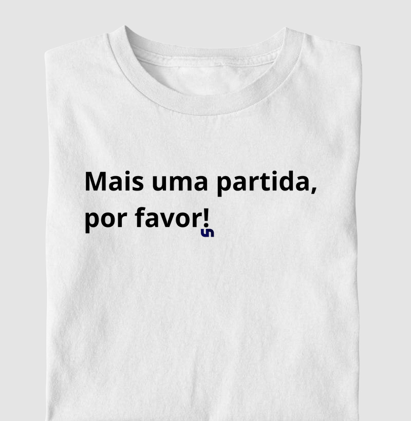 Mais uma partida, por favor!