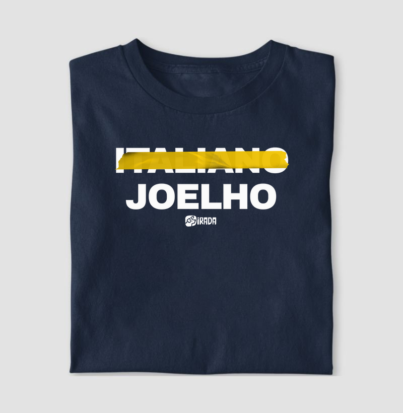 Italiano não. É Joelho.