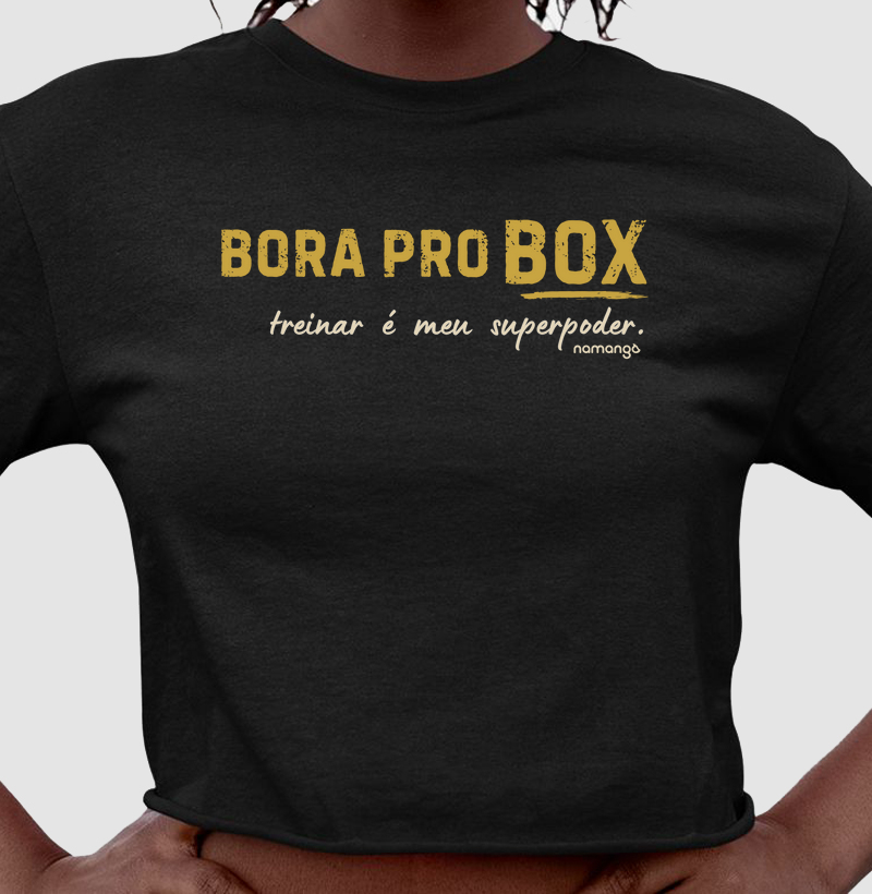Cropped Cross Bora pro Box – Na Manga