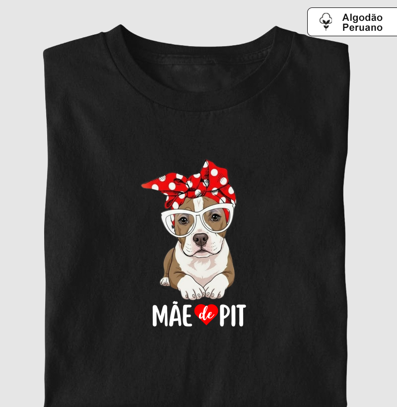 MÃE DE PIT COM LACINHO VERMELHO