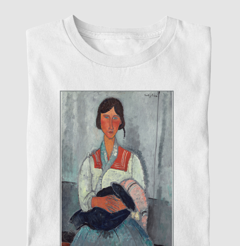 Amedeo Modigliani's Gypsy Woman with Baby (1919)