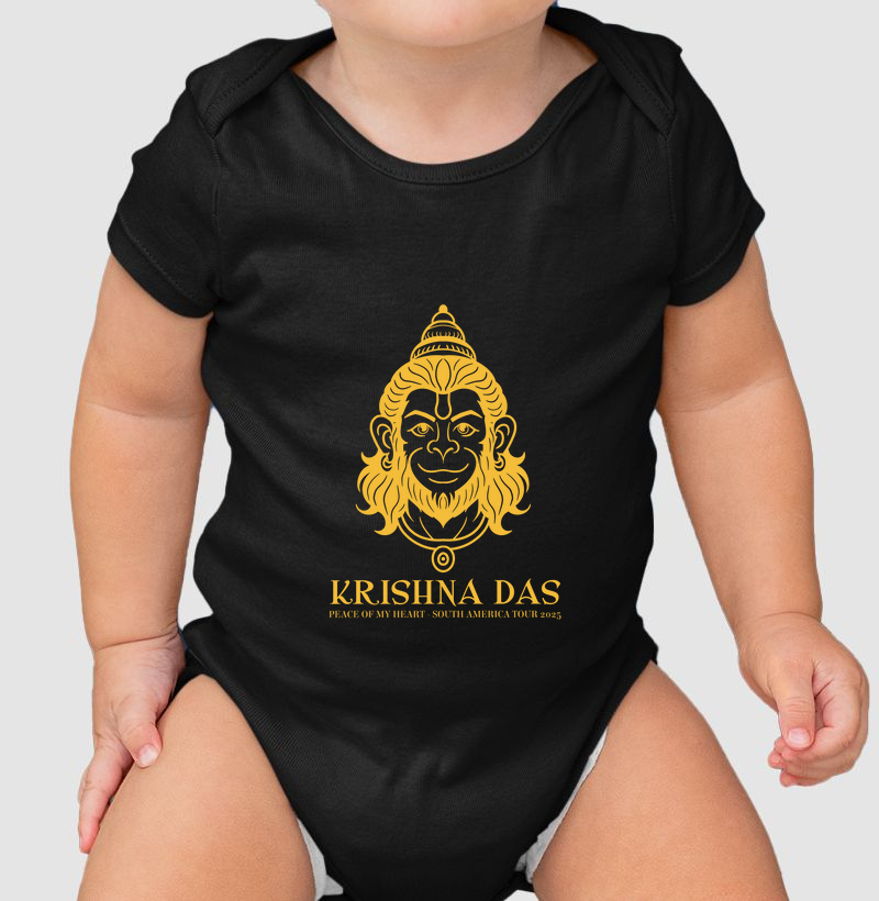 Hanuman Head - Body Infantil - Estampa Branca