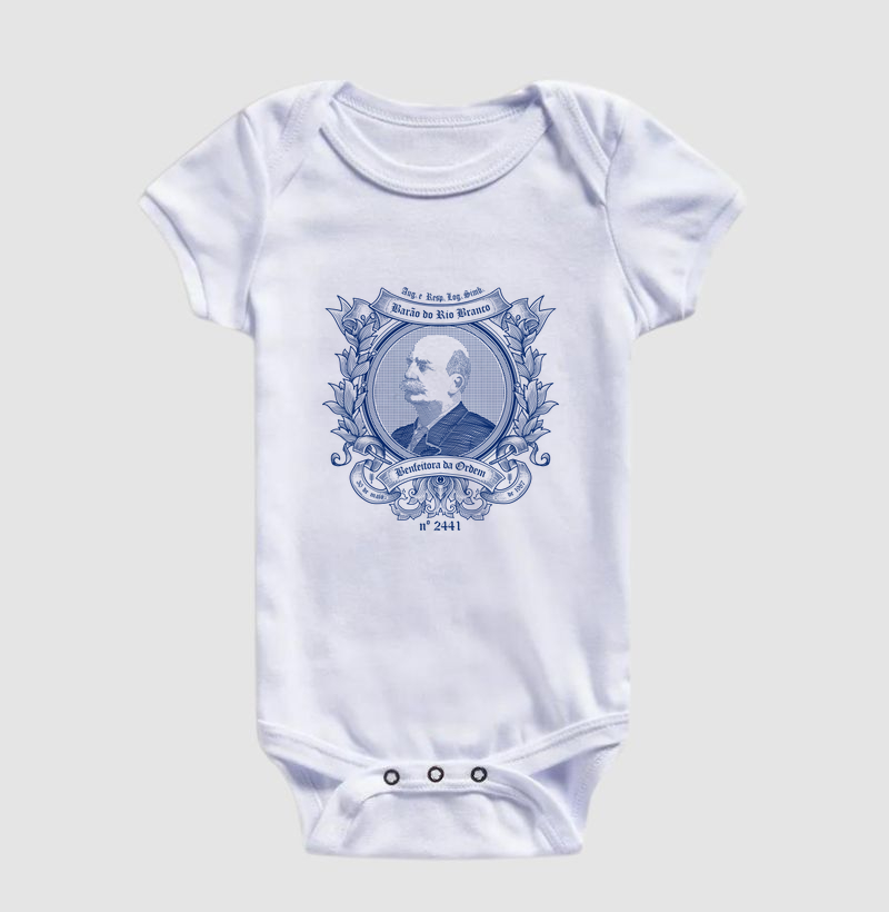 Camiseta exclusiva ARLS Barão do Rio Branco Nº 2441 - Benfeitora da Ordem