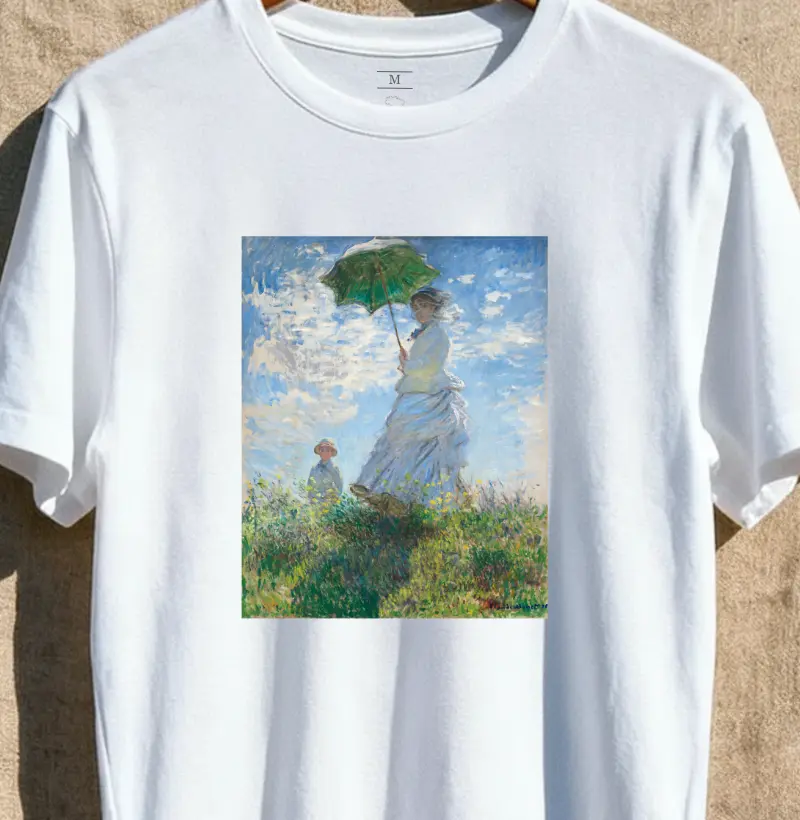 Mulher com Sombrinha - Claude Monet