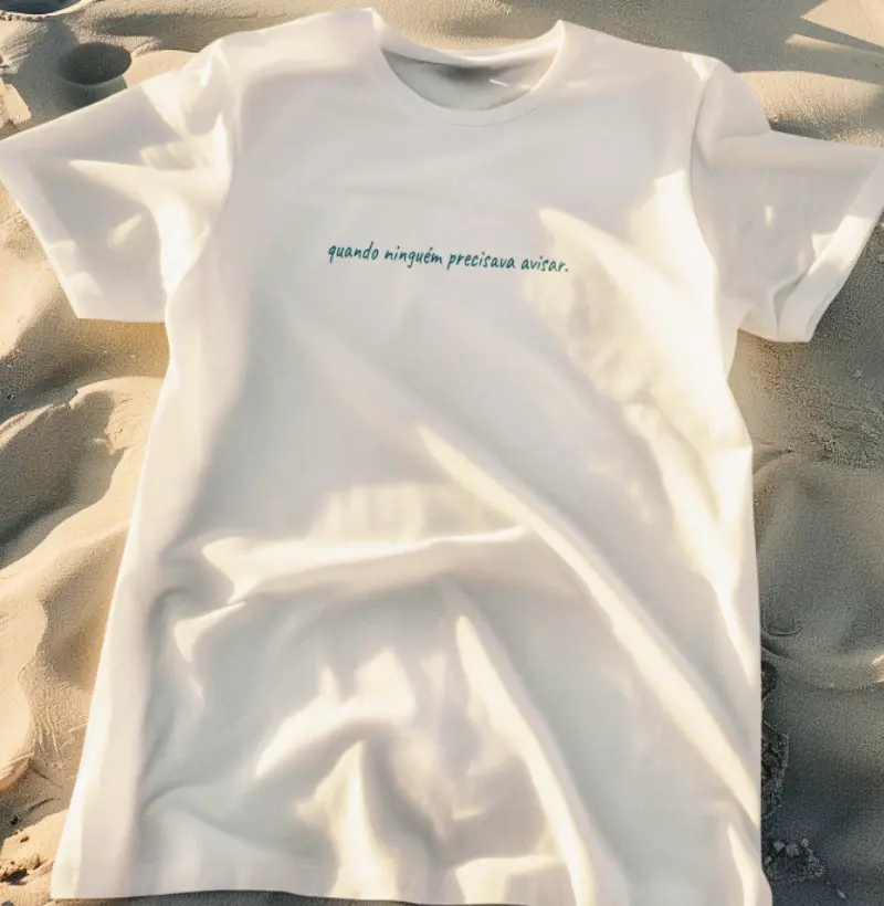 Quando ninguém precisava avisar.