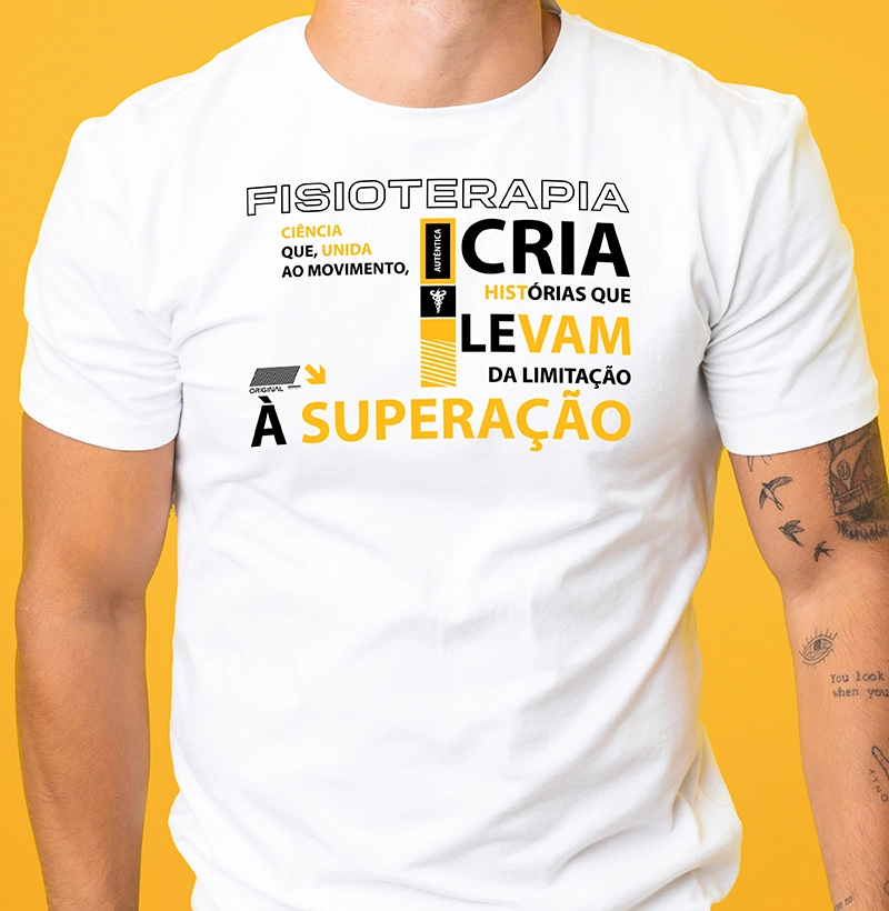 Camiseta Fisioterapia Ciência - masculina