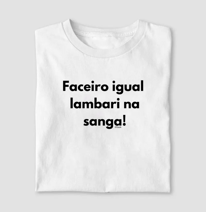 Faceiro Igual Lambari na Sanga!