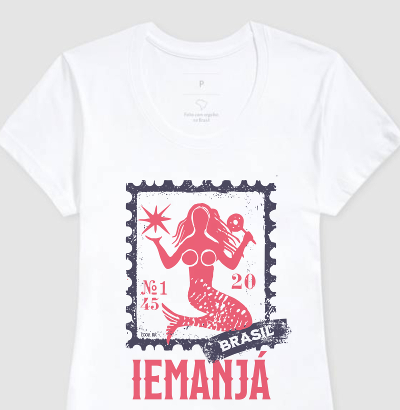 Camiseta Iemanjá Brasil