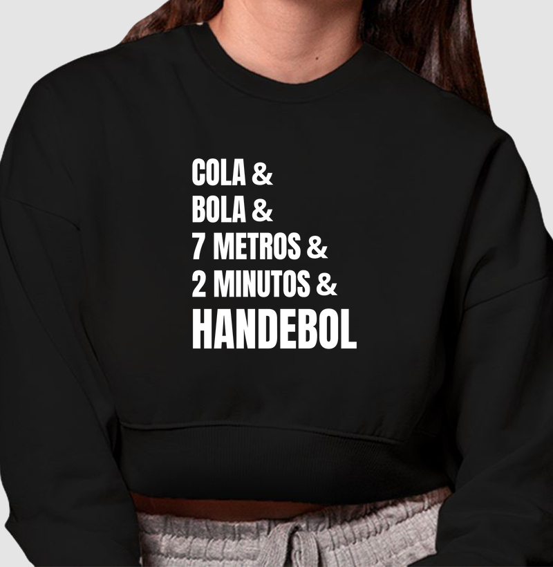 Cropped Moletom de Handebol -  LUMA AIRES - LA001