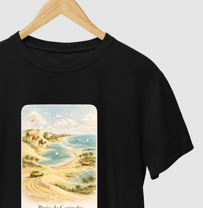 Camiseta Praia de Genipabu-RN | OxenteWear